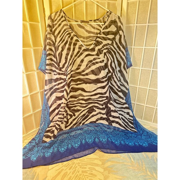 Tommy Bahama Sheer Beach Pool Swimsuit Cover Up Size Medium - Picture 8 of 9